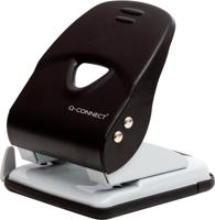 Q-CONNECT Light Duty perforator, metaal, 40 blad, zwart