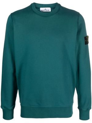 Stone Island sweat en coton à patch Compass - Vert
