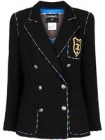 CHANEL Pre-Owned veste en laine à boutonnière croisée (2005) - Noir - thumbnail