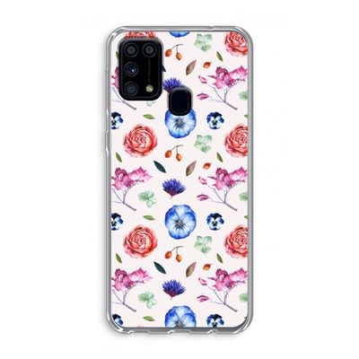 Bloemetjes: Samsung Galaxy M31 Transparant Hoesje