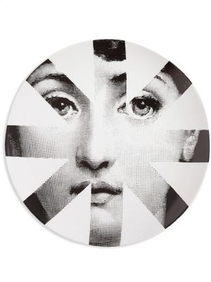 Fornasetti assiette décorative Tema e Variazioni N.48 - Blanc