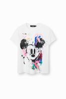 Arty T-shirt met Mickey Mouse - WHITE - M