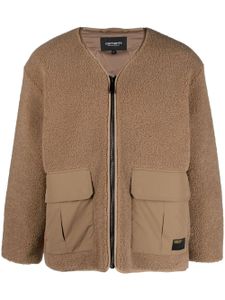 Carhartt WIP doudoune Devin Liner en peau lainée - Marron