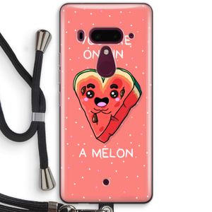 One In A Melon: HTC U12+ Transparant Hoesje met koord