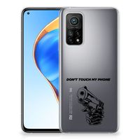 Xiaomi Mi 10T | 10T Pro Silicone-hoesje Gun Don't Touch My Phone - thumbnail