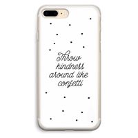 Confetti: iPhone 7 Plus Transparant Hoesje Confetti: iPhone 7 Plus Transparant Hoesje