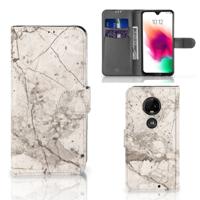 Motorola Moto G7 | G7 Plus | Bookcase | Marmer Beige
