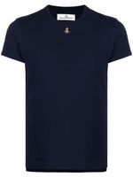 Vivienne Westwood Orb logo-embroidery cotton T-shirt - Bleu - thumbnail