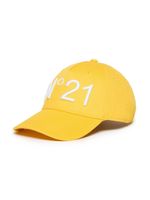 Nº21 Kids casquette à logo brodé - Jaune