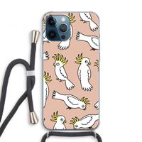 Papegaai: iPhone 12 Pro Transparant Hoesje met koord