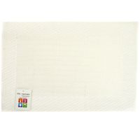 Placemats Hampton - 1x - wit - PVC - 30 x 45 cm