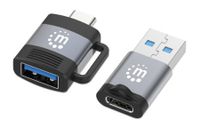 Manhattan USB 2.0 Adapter [2x USB 3.2 Gen 1 bus A (USB 3.0), USB 3.2 Gen 1 bus C (USB 3.0) - 2x USB 3.2 Gen 1 stekker C (USB 3.0), USB 3.2 Gen 1 stekker A (USB