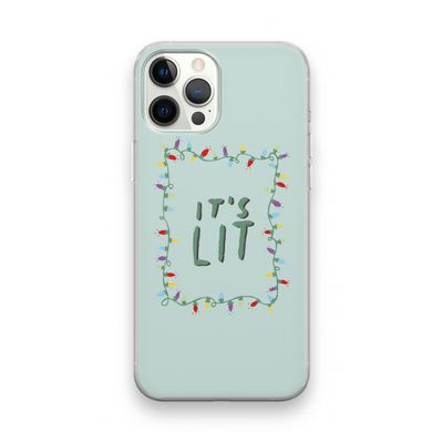 It's Lit: iPhone 12 Pro Transparant Hoesje