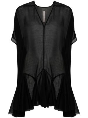 Rick Owens robe courte New Divine - Noir