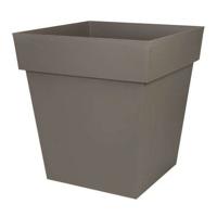 EDA Toscane vierkante pot - 50 cm - 87 L - Taupe