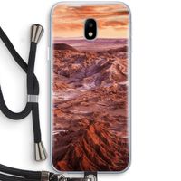 Mars: Samsung Galaxy J3 (2017) Transparant Hoesje met koord