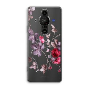 Mooie bloemen: Sony Xperia Pro-I Transparant Hoesje