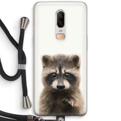 Rocco: OnePlus 6 Transparant Hoesje met koord