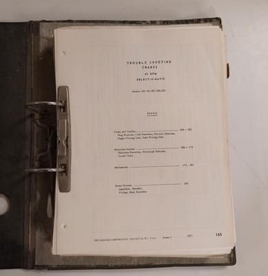 Seeburg 45RPM Select-O-Matic Trouble Shooting Charts