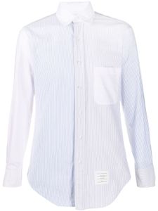 Thom Browne chemise Oxford Fun-Mix - Gris