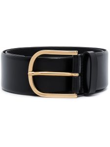 TOTEME ceinture en cuir à boucle - Noir