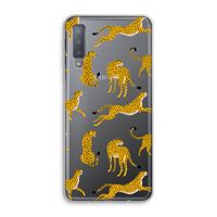 Luipaard: Samsung Galaxy A7 (2018) Transparant Hoesje