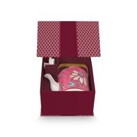 Pip Studio Giftset Theepot - Flower Festival - Donkerroze - 1L - thumbnail