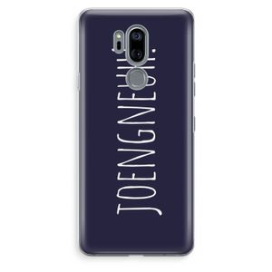Joengneuh!: LG G7 Thinq Transparant Hoesje