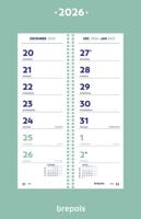 Brepols week omlegkalender op schild, 2026