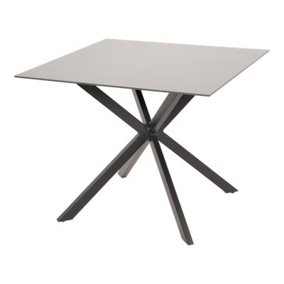 Crest tuintafel 90 x 90 cm antraciet