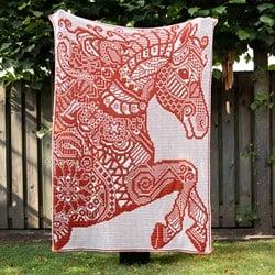 Zen Tangle Horse - AdO Crochet - Garenpakket - Interlocking