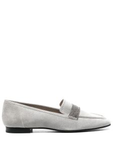 Fabiana Filippi mocassins 10 mm en daim - Gris