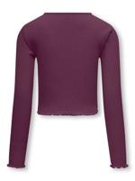 Kids ONLY winter top meisjes - paars - KogNella - stretch fit, longsleeve