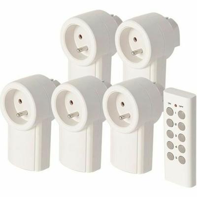 Stekkerset met afstandsbediening SCS SENTINEL (5 Stuks)