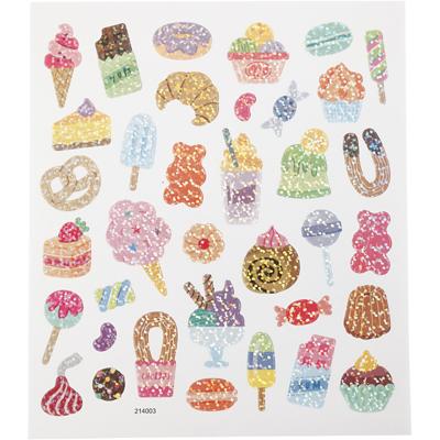 Creativ Company Stickers, snoep, vel 15x16,5 cm, 1 vel