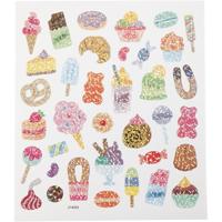 Creativ Company Stickers, snoep, vel 15x16,5 cm, 1 vel