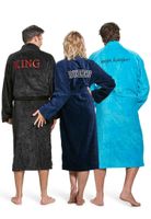 Badjas met naam / geborduurde badjas-zwart-xs Badjas met naam / geborduurde badjas-zwart-xs