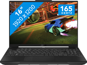 ASUS TUF Gaming A16 FA607PV-N3081W AMD Ryzen™ 9 7845HX Laptop 40,6 cm (16") WUXGA 16 GB DDR5-SDRAM 1 TB SSD NVIDIA GeForce RTX 4060 Wi-Fi 6 (802.11ax) Windows 11 Home Grijs