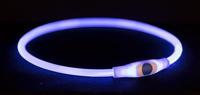 Trixie Trixie halsband usb flash light lichtgevend oplaadbaar tpu blauw