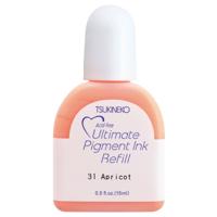Tsukineko • versacolor ultimate pigment reinker navulling apricot