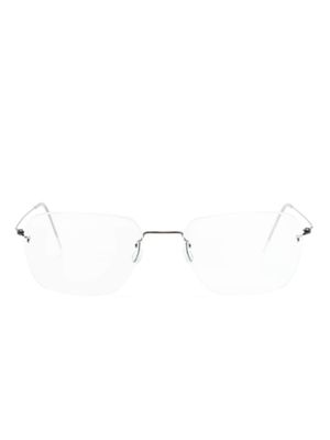 Lindberg lunettes de vue 2487 à design sans monture - Noir