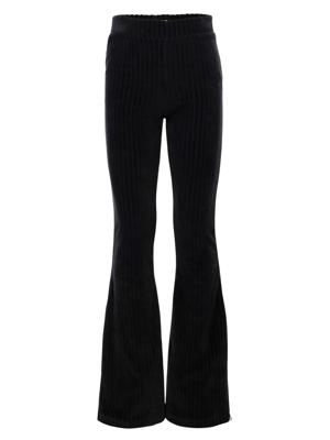 LOOXS Little winter velvet broek meisjes - grijs - rib