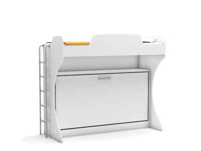 Opklapbed stapelbed Academy 85/90 x 190 cm