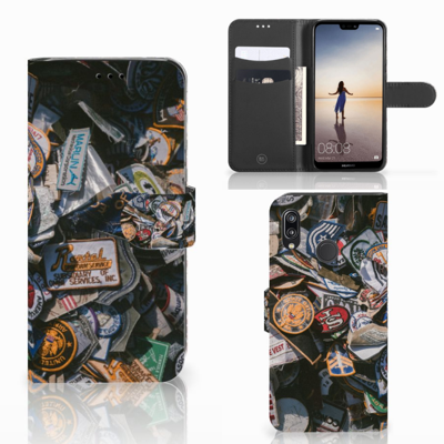 Huawei P20 Lite | Telefoonhoesje met foto | Badges