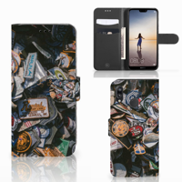 Huawei P20 Lite | Telefoonhoesje met foto | Badges
