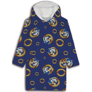 Sonic Hoodie Fleece deken, Rings - Kind (One Size ) - Polyester