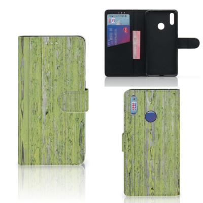 Huawei Y7 (2019) | Book Style Case | Green Wood
