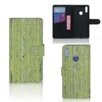 Huawei Y7 (2019) | Book Style Case | Green Wood