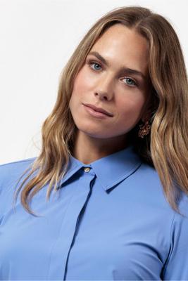 Poppy blind gold shirt - lavender blue - 13243
