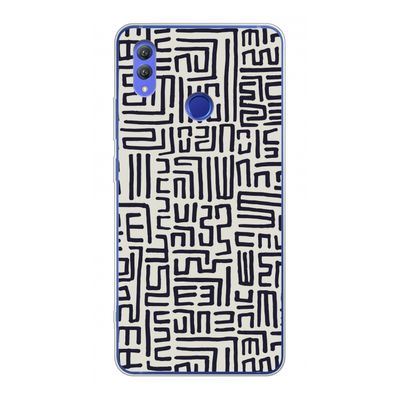 Moroccan Print: Honor Note 10 Transparant Hoesje